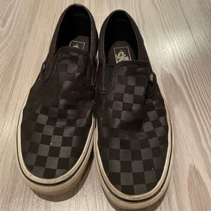 Slip on Vans mens size 9 womens size 9